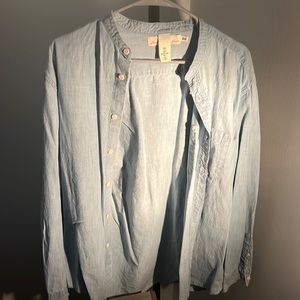 Light blue dress shirt h&m